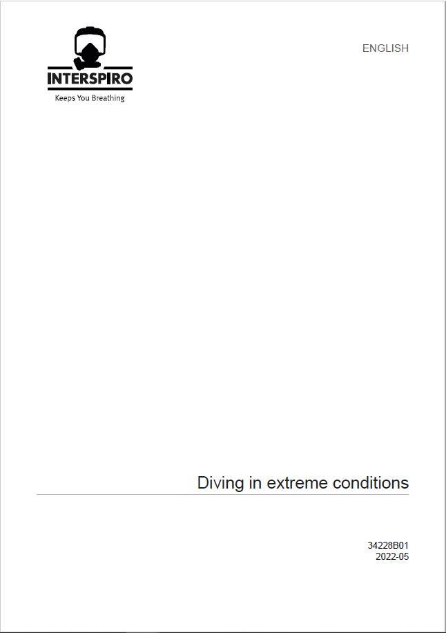 Diving user manual: 34228B - Diving in extreme conditions