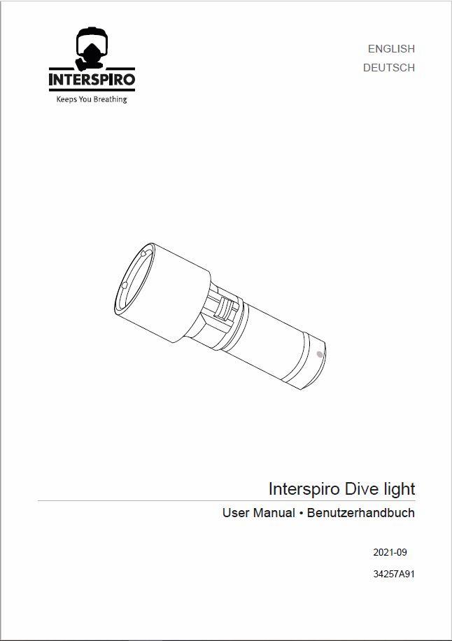 Diving user manual: 34257 - Dive light