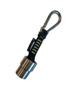 Strain relief incl. circlip / carabiner