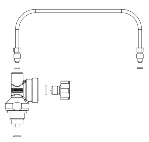 Upgrade kit to pressure gauge for 323,4 cylinder pack