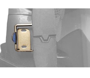 Spirocom quick attachment mounted on face mask