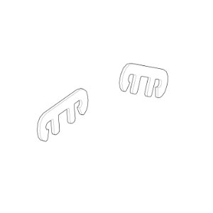 Backplate clip, 2 x 33466-01