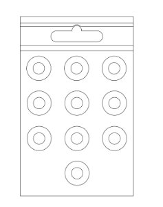 O-ring, 10 x 336900044