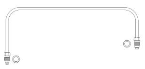 Cross over tube set with gasket for 324 cylinder pack