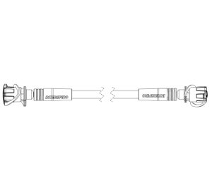 Shareline 2,5m, 2x female Euro couplings