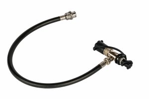 T-piece and hose for chemical suit,Euro connection