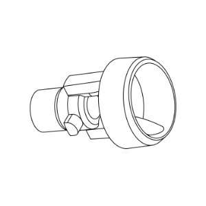 Valve guide, 10 pack for euro/IS male, extra air outtake