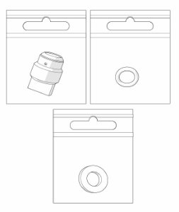 Service kit cylinder valve, Type I