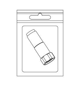 Connection nipple 300 bar Replaces 346100228