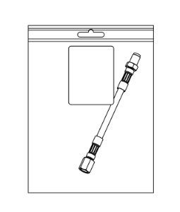 High pressure hose, short