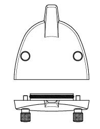 Blank cover for mask, black