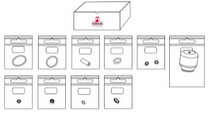 Service kit Divator Regulator single port