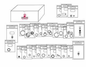 Service kit for QS II-R & Incurve-R with hand wheel connector