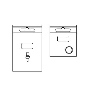 Service kit extra air connection, male