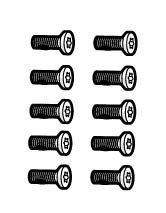 Screw with thread locker, 10 x 99744-801