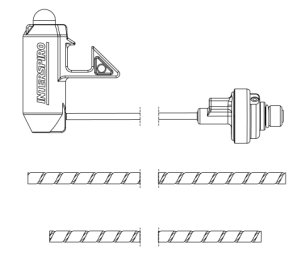 Divator HUD 55 bar, 2.45 M