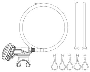 Divator Octopus breathing valve with hose